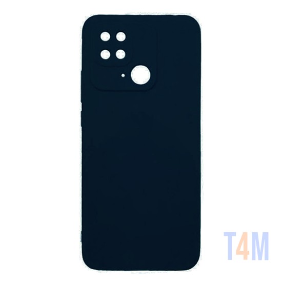 Funda de Silicona con Marco de Cámara para Xiaomi Redmi 10c Azul Oscuro